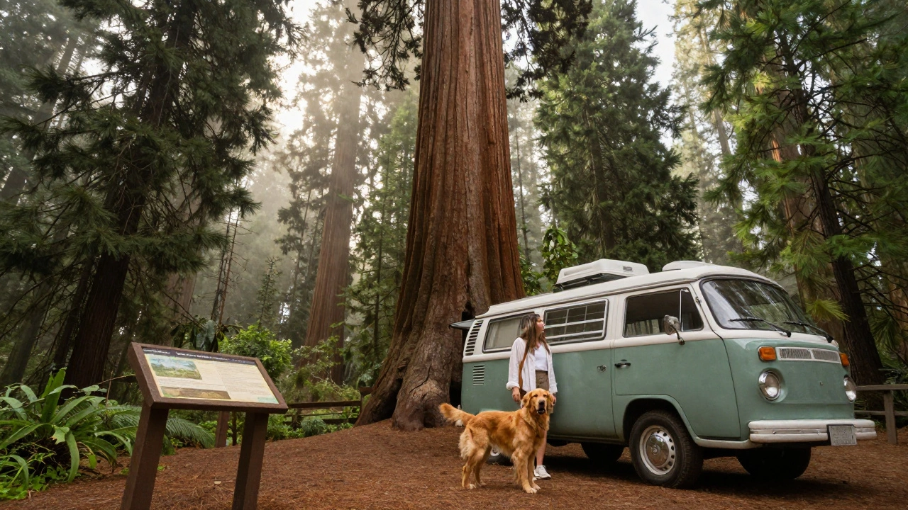 Собаки в национальных парках Калифорнии: почему существуют запреты и где можно гулять