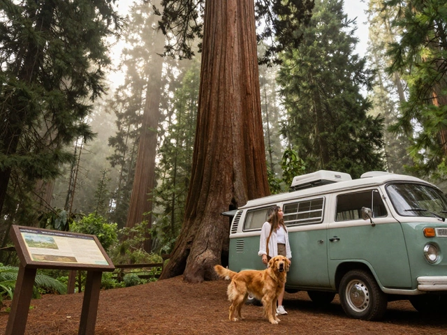Собаки в национальных парках Калифорнии: почему существуют запреты и где можно гулять
